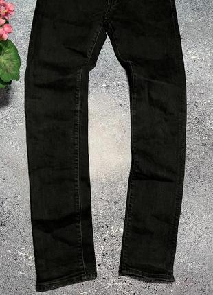 Черные брюки джинсы emporio armani jeans (оригинал)3 фото