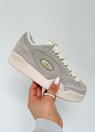 Лімітовані жіночі кросівки adidas adi2000 beige сіро-бежеві