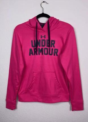 Яркий худи розового малинового цвета under armour