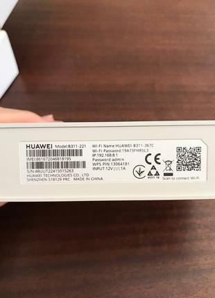 Роутер/маршрутизатор/модем 4g з сімкою - huawei b311-221 lte7 фото