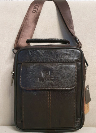 Чоловіча сумка fuzhiniao 66032-3
із натуральної шкіри.