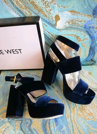 Босоніжки жіночі nine west оксамитові 2020