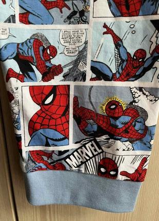 Штаны человек-паук-паук пижамные штаны человек-паук tu 9-10 р. 134-1402 фото