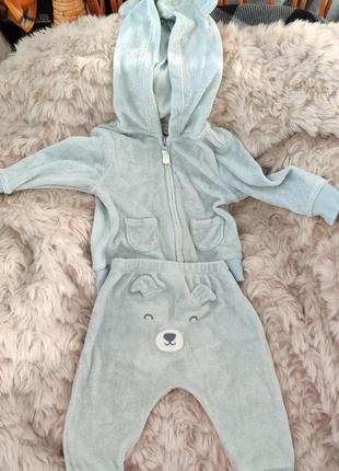 Махровый костюм на малыша 3-7 месяцев