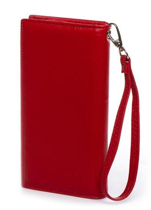 Женский кошелек кожаный classic dr. bond wmb-2m red2 фото