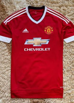 Футболка adidas manchester united jersey red , оригинал