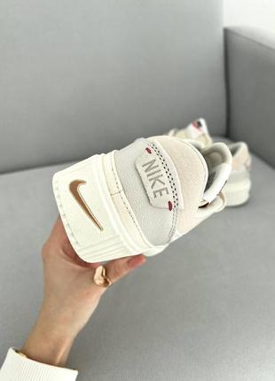 Кеды nike court legacy beige💕9 фото