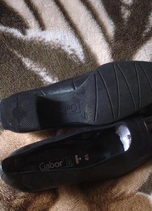 Gabor .фирменные классические кожаные туфли 37р.6 фото