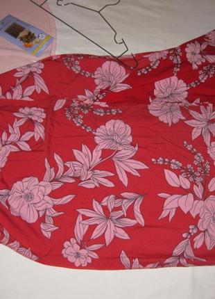 Шикарный удобный нарядный красный сарафан длинное платье в пол с разрезом резинка на талии quiz2 фото