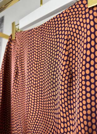 Удлиненная юбка в горошек с разрезом stradivarius2 фото