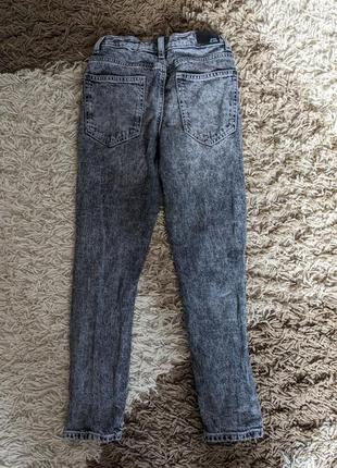 Крутезні джинси сіро чорного кольору, варьонки, 9 років2 фото