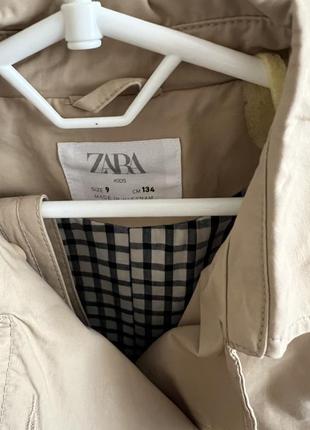 Тренч плащ zara, в стиле burberry, оригинал2 фото