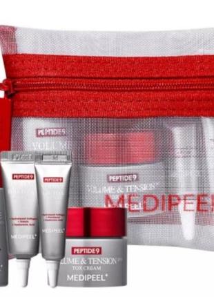 Набор миниатюр для ухода за лицом с пептидами medi-peel peptide 9 volume bio tox trial kit