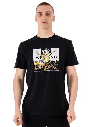 Футболка weekend offender leo gregory t-shirt black