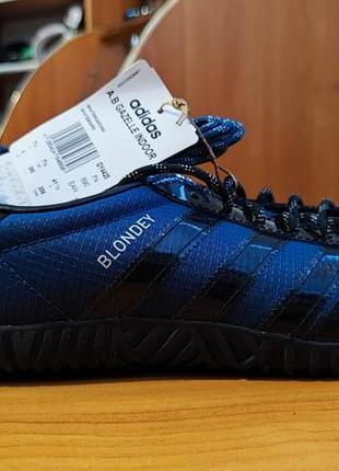 Кроссовки adidas blondey mccoy x gazelle indoor mineral blue black