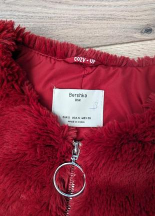 1+1=3! яскрава м'яка куртка шубка bershka9 фото