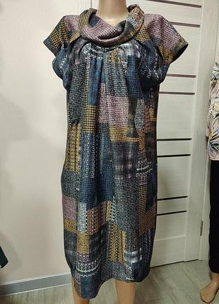 💥 стильное платье без рукавов с хомутом сарафан осенний