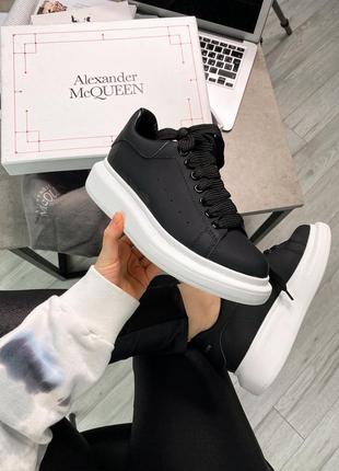 Alexander mcqueen sneaker black white 🆕 купити кросівки накладений платіж