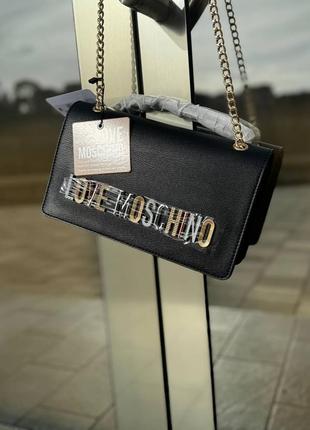 Сумка love moschino, оригинал! доставка из италии