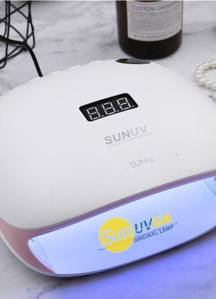 Sunuv4s sun4s 48вт smart nail lamp 2.0 уф лампа лед сушка ногтей