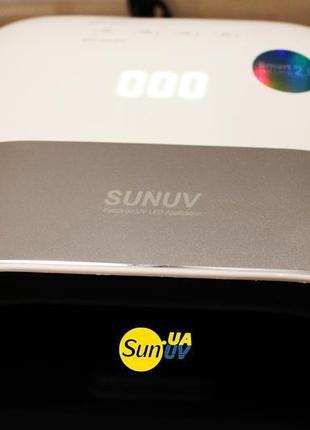 Sunuv3 48вт smart nail lamp 2.0 sun3 гібридна уф лампа лід сушка4 фото