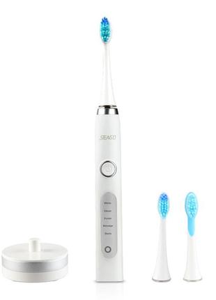 Електрична звукова зубна щітка seago sg-986 електрична зубна1 фото