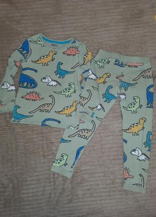 Пижама с динозаврами m&amp;s1 фото