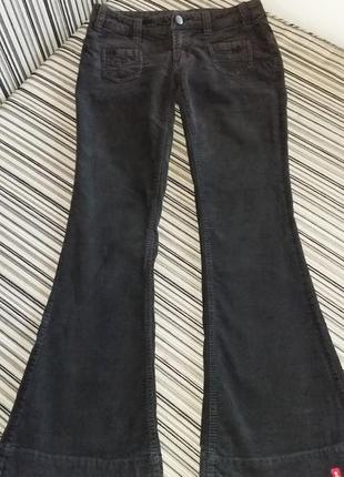 Вельветові темно-сірі штани esprit