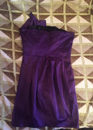 Фиолетовое платье2 фото