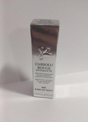 Lancome l’absolu rouge intimatte lipstick. помада для губ с матовым финишем.2 фото