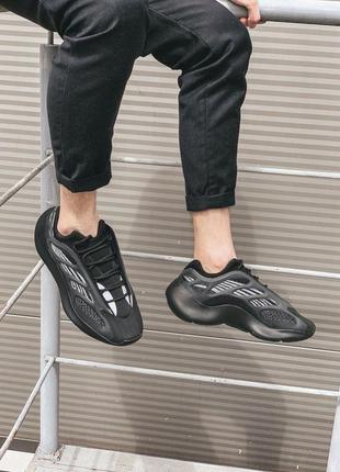 Yeezy boost 700 v3 black кроссовки мужские адидас3 фото