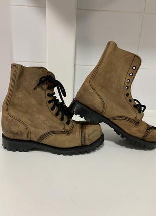 Underground shoes ботинки гранж панк рокерские новые толстая натуральная кожа6 фото