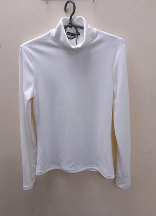 Гольф жіночий білий т-5455 . розміри: 2 (m/l)