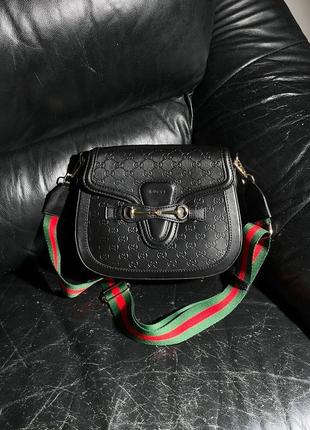 👜 gucci lady web total black