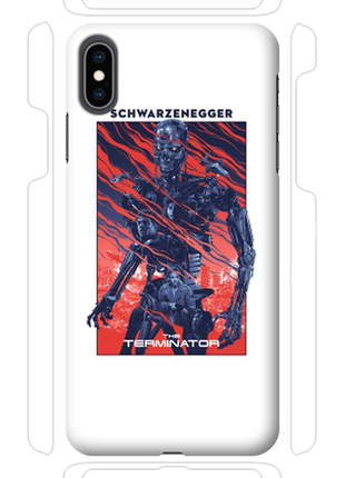 Чохол «schwarzenegger» для iphone xs max силіконовий