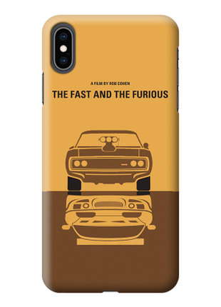Чохол «the fast and the furious» для iphone xs max силіконовий