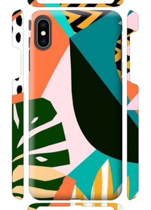 Чохол «abstraction» для iphone xs max силіконовий