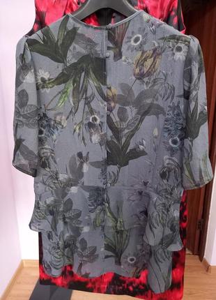 Шикарная блуза блузка next floral botanical4 фото
