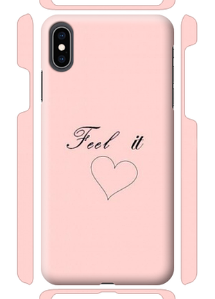 Чохол «feel it» для iphone xs max силіконовий