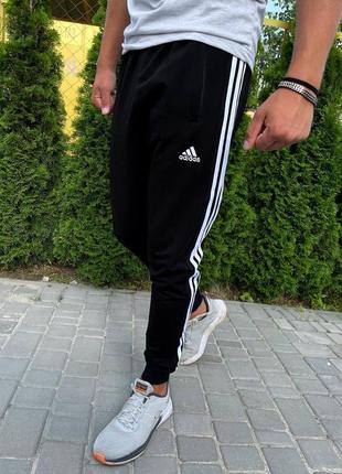 Спортивні штани adidas тонкі весняні стильні виглядають повсякденні1 фото