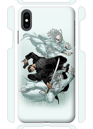 Чохол «бій у матриці» для iphone xs max силіконовий