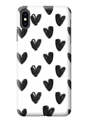 Чохол «серця» для iphone xs max силіконовий