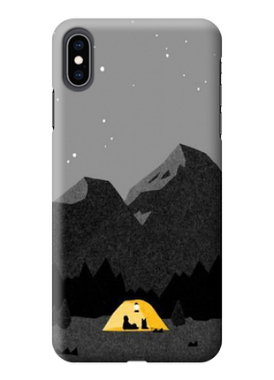 Чохол «у горах» для iphone xs max силіконовий