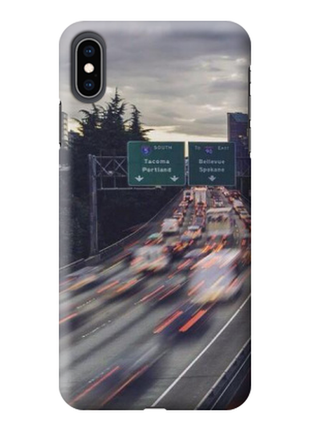 Чохол «магістраль» для iphone xs max силіконовий