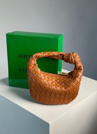 👜 bottega veneta nappa intrecciato mini jodie caramel