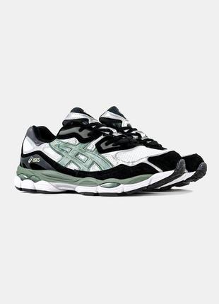 Кросiвки  asics gel-nyc white black ivy