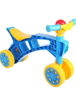 Дитячий беговел каталка "ролоцикл" технок 2759txk  (синій)1 фото