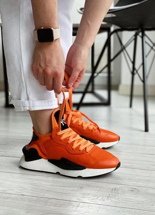 Мужские кроссовки adidas y-3 kaiwa solar orange 🆕 купить наложенный платёж2 фото