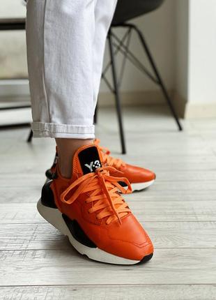 Мужские кроссовки adidas y-3 kaiwa solar orange 🆕 купить наложенный платёж5 фото