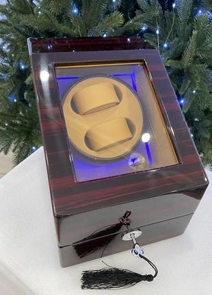 Скринька для підзаводу наручних годин (виндер, ротомат, таймувер6 фото